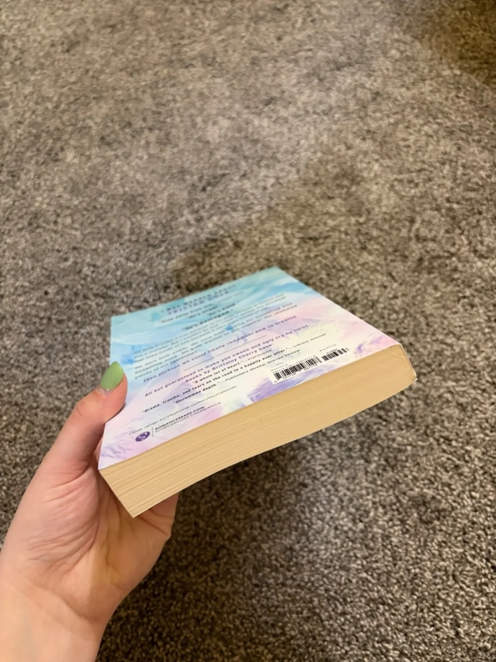 The Air He Breathes - Lavender Blue Paperback